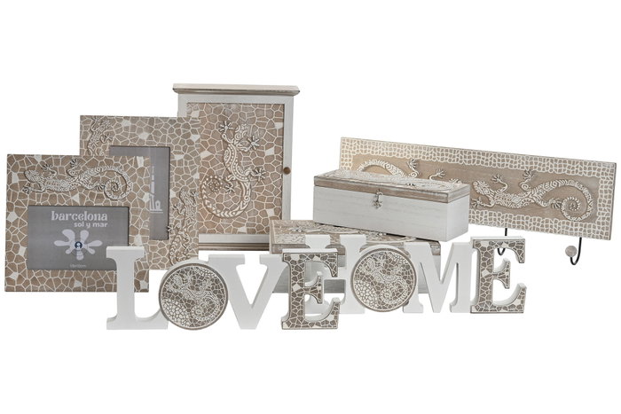 DKD Home Decor Decoración MDF Home Love 2 Surtido DKD Home Decor Decoración MDF Home Love 2 Surtido