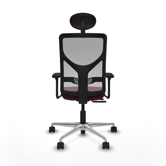 PIQUERAS Y CRESPO Silla de oficina Motilla con mecanismo Sincro/Traslack, Granate y Gris PIQUERAS Y CRESPO Silla de oficina Motilla con mecanismo Sincro/Traslack, Granate y Gris