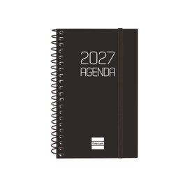 FINOCAM Agenda Anual 2027 Espiral Basic Opaque Negra