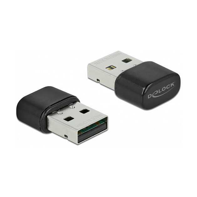 DeLOCK Adaptador 2 en 1 Bluetooth 4.2 y WLAN Doble Banda 433 Mbps USB 2.0 DeLOCK Adaptador 2 en 1 Bluetooth 4.2 y WLAN Doble Banda 433 Mbps USB 2.0
