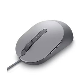 Dell Ratón Pro Wired Mouse MS3220 Gris - Ratón con Cable Ergonómico Sensor Láser 3200 DPI USB
