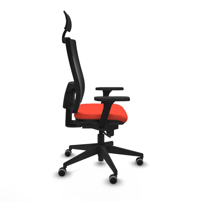 PIQUERAS Y CRESPO Silla de oficina Horna Naranja oscuro y Negro PIQUERAS Y CRESPO Silla de oficina Horna Naranja oscuro y Negro