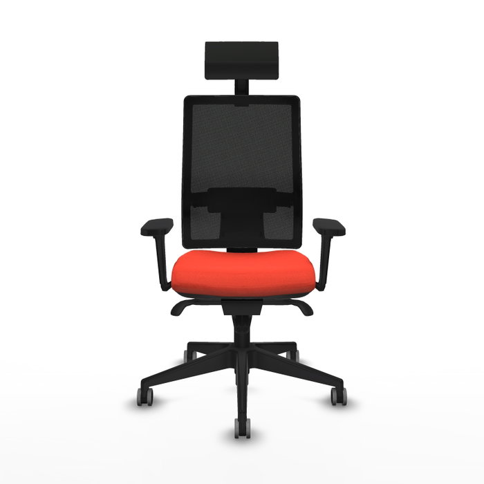 PIQUERAS Y CRESPO Silla de oficina Horna Naranja oscuro y Negro PIQUERAS Y CRESPO Silla de oficina Horna Naranja oscuro y Negro