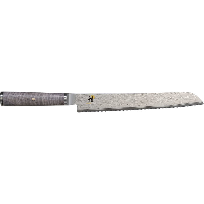 Miyabi 5000 MCD 67 Cuchillo de pan de 24 cm con mango de arce marrón/plateado Miyabi 5000 MCD 67 Cuchillo de pan de 24 cm con mango de arce marrón/plateado