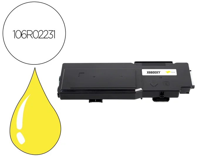 Xerox 106R02231 Tóner Amarillo XL Xerox 106R02231 Tóner Amarillo XL