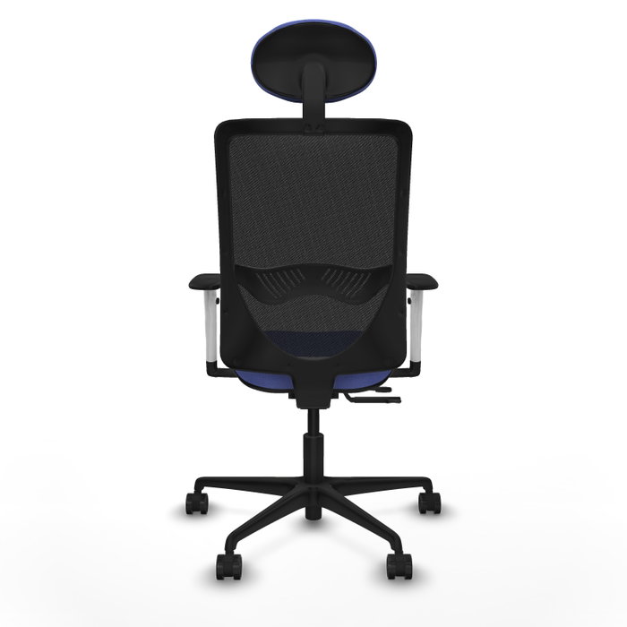 PIQUERAS Y CRESPO Silla de oficina Zulema con mecanismo Sincro/Traslack Azul claro