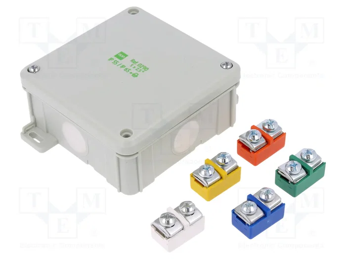 ELEKTRO-PLAST NASIELSK Caja de conexiones IP55 gris ELEKTRO-PLAST NASIELSK Caja de conexiones IP55 gris