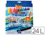 Jovi Lápices de Cera Jovicolor Triwax Triangulares, Colores Surtidos, 24 Unidades