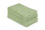 Mijölnir Juego de Toallas de Algodón 500 gr/m², 6 Piezas, Color Verde, Suaves y Absorbentes