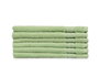 Mijölnir Juego de Toallas de Algodón 500 gr/m², 6 Piezas, Color Verde, Suaves y Absorbentes