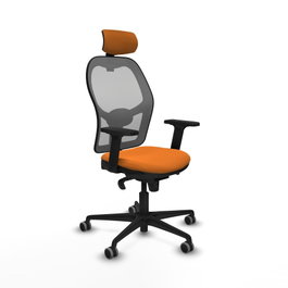 PIQUERAS Y CRESPO Silla de oficina Jorquera Naranja y Gris