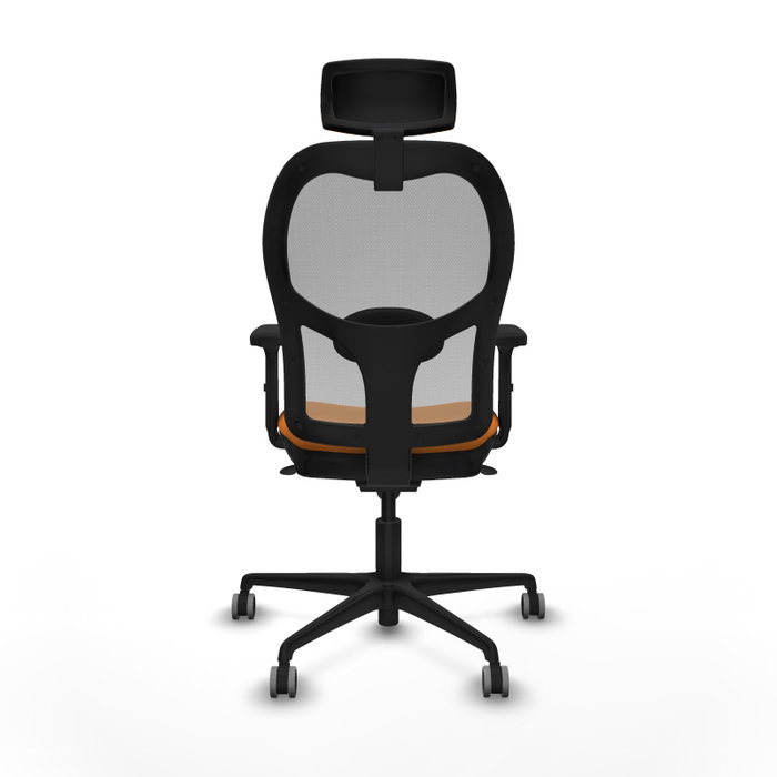 PIQUERAS Y CRESPO Silla de oficina Jorquera Naranja y Gris
