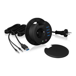 ICY BOX IB-HUB1430 Concentrador USB 3.2 Gen 1 de 4 puertos