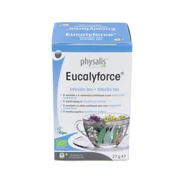 PHYSALIS Eucalyforte Infusion 20 Filtros Bio con Eucalipto, Malvavisco y Tomillo para Respiración Confortable