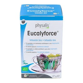 PHYSALIS Eucalyforte Infusion 20 Filtros Bio con Eucalipto, Malvavisco y Tomillo para Respiración Confortable