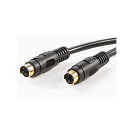 VALUE 11.99.4365 Cable S-Video 5m Macho/Macho Negro