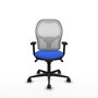 PIQUERAS Y CRESPO Silla de oficina Jorquera Azul y Blanco