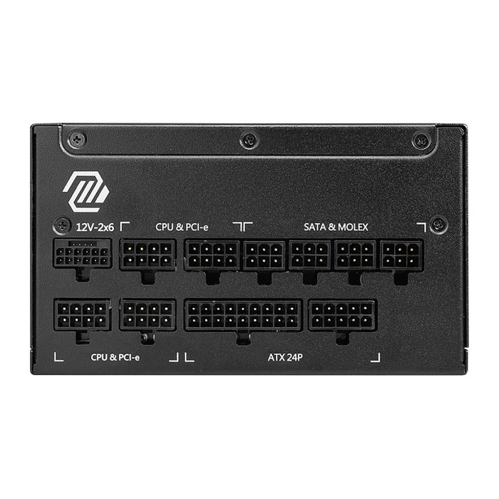 MSI MAG A1000GL PCIE5 Fuente de Alimentación ATX 3.1 1000W 80 Plus Gold - Totalmente Modular - Conector PCIe 16 pines
