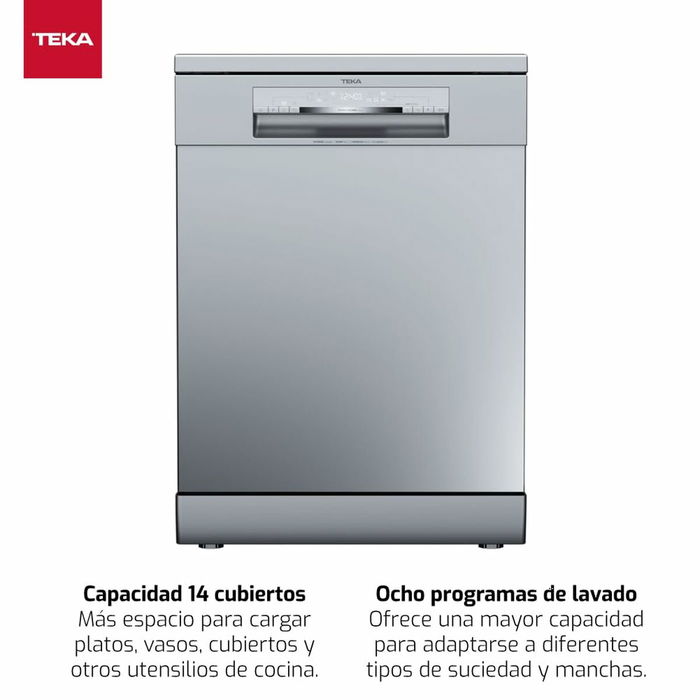 Lavavajillas Teka DFS76850 Acero 60 cm