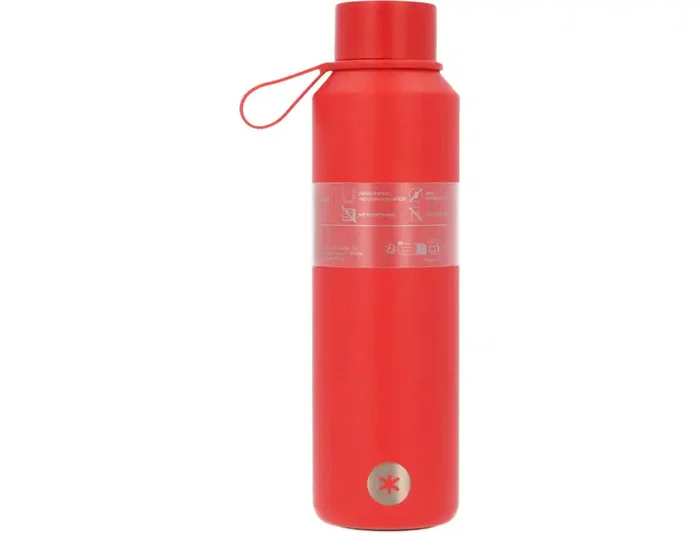 Antartik Botella portalíquidos Antartik Core isotérmica acero inoxidable libre de BPA rojo 600 ml