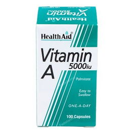 Health Aid Vit A 5000Ui Con Vit D 400Ui 100Cap. Complemento Alimenticio