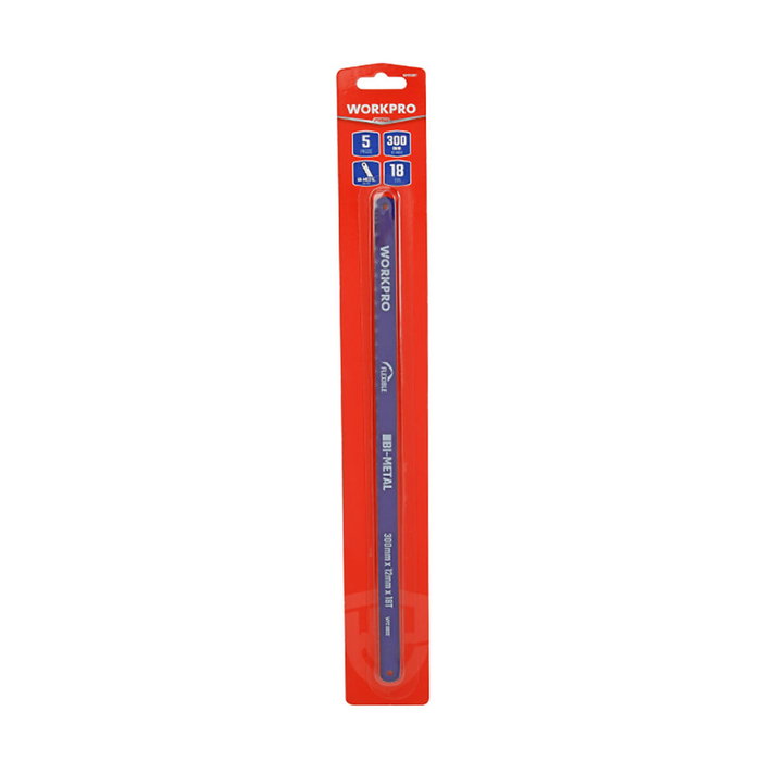 Workpro Hoja de sierra bimetal 300 mm, 5 uds