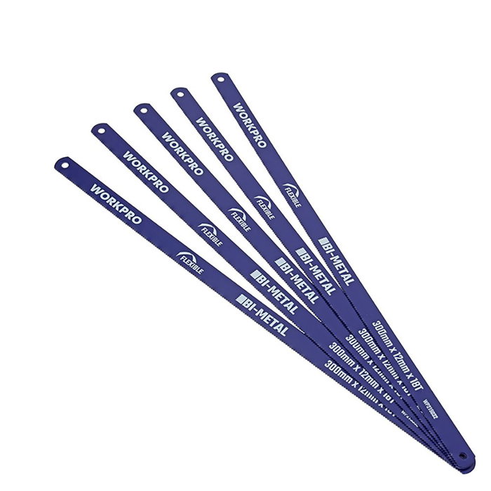 Workpro Hoja de Sierra Bimetal 300 mm para Metal 5 uds Workpro Hoja de Sierra Bimetal 300 mm para Metal 5 uds