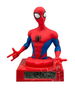 Kids Euroswan Lámpara 3D Spiderman con Despertador y Fecha para Dormitorio Infantil, Luz Nocturna, Regalo para Niños