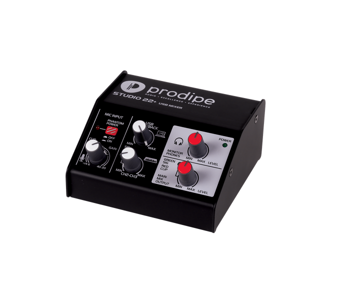 Tarjeta de Sonido Prodipe Studio 22 Plus