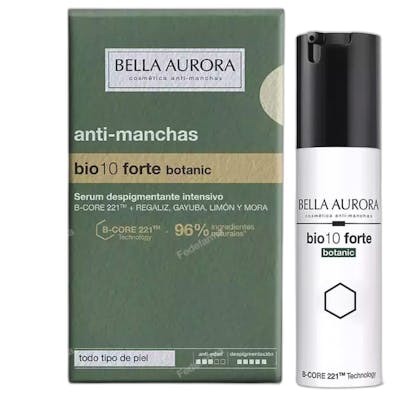 Bella Aurora BIO10 FORTE BOTANIC Sérum Despigmentante Intensivo Antimanchas 30 ml Bella Aurora BIO10 FORTE BOTANIC Sérum Despigmentante Intensivo Antimanchas 30 ml