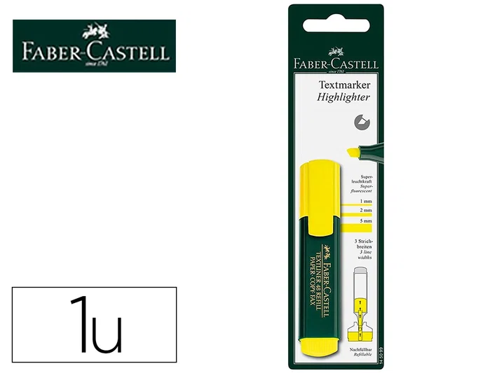 Faber Castell Textliner 48 Amarillo fluor Faber Castell Textliner 48 Amarillo fluor