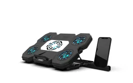 Inca INC-614GMS Base refrigeradora gaming con 5 ventiladores para portátiles de 9-17 pulgadas
