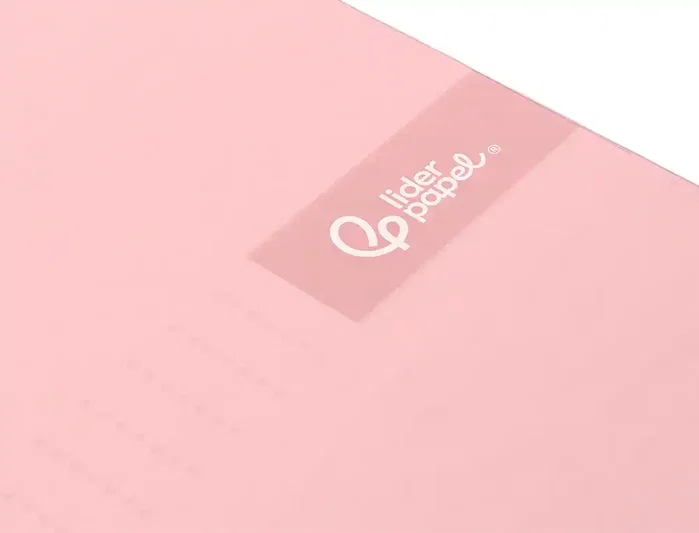 Liderpapel Cuaderno Espiral Crafty A4 80 Hojas Cuadro 4 mm Rosa