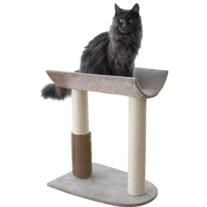 Kerbl 1700728369900 Árbol para gatos con ambiente topo 49 x 35 x 56 cm Sisal