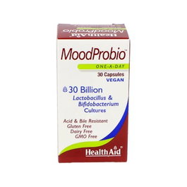 HEALTH AID Moodprobio 30Billion Vegan 30Vcaps Probiótico Bienestar Intestinal