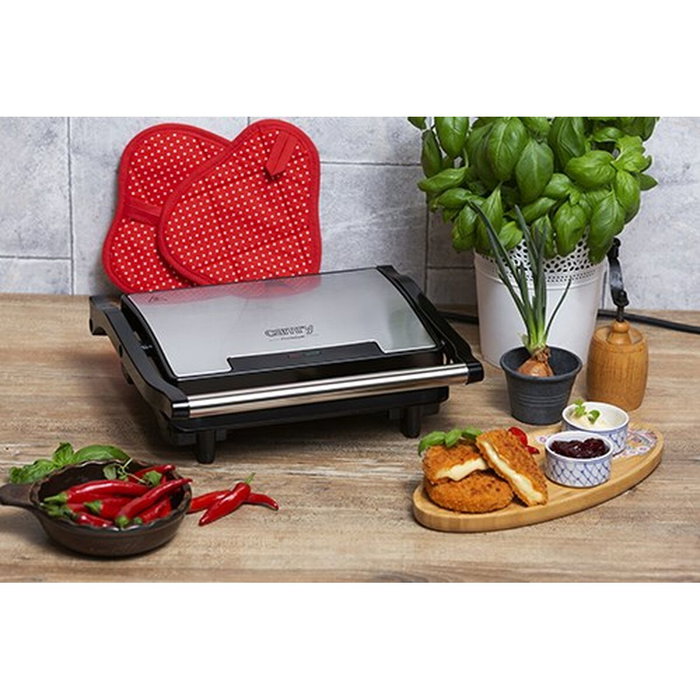 ADLER Grill eléctrico Camry 2100W con bandeja