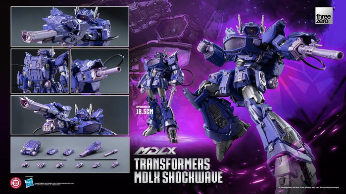 ThreeZero Transformers Figura MDLX Shockwave 19 cm