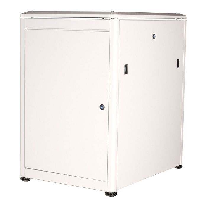 ROLINE Rack o Bastidor de Red 19 Pulgadas 16U 600x800 mm, Gris, Vidrio Traslúcido, 600 kg Capacidad, 26.21.0048