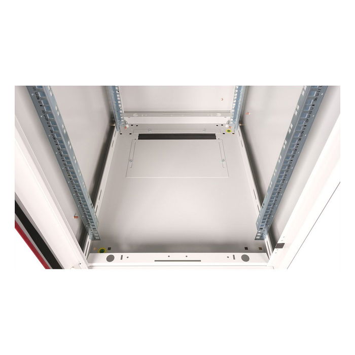 ROLINE Rack o Bastidor de Red 19 Pulgadas 16U 600x800 mm, Gris, Vidrio Traslúcido, 600 kg Capacidad, 26.21.0048