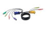Aten Cable KVM PS/2 con audio y SPHD 3 en 1 de 1,8 m 2L-5302P