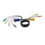 Aten Cable KVM PS/2 con audio y SPHD 3 en 1 de 1,8 m 2L-5302P