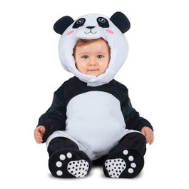 My Other Me Disfraz Bebé Panda Negro Talla 7-12 meses