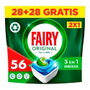 Fairy Todo en 1 Original Cápsulas para lavavajillas, 56 unidades