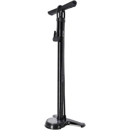 XLC PU-S08 Bomba de Pie Alta Presión 605 cm³ para Neumáticos E-MTB y SUV Manómetro 4"