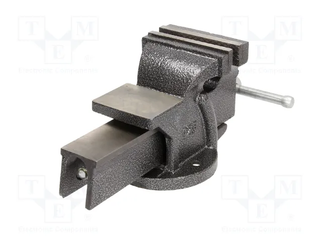 PROLINE Prensa de tornillo de 125mm con yunque y de mesa