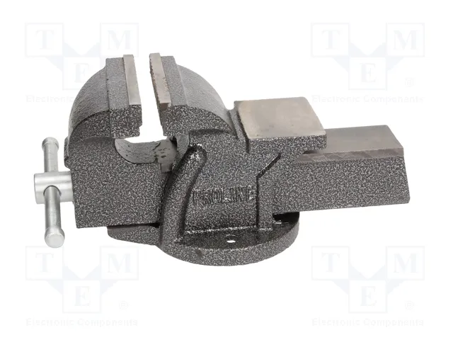 PROLINE Prensa de tornillo de 125mm con yunque y de mesa