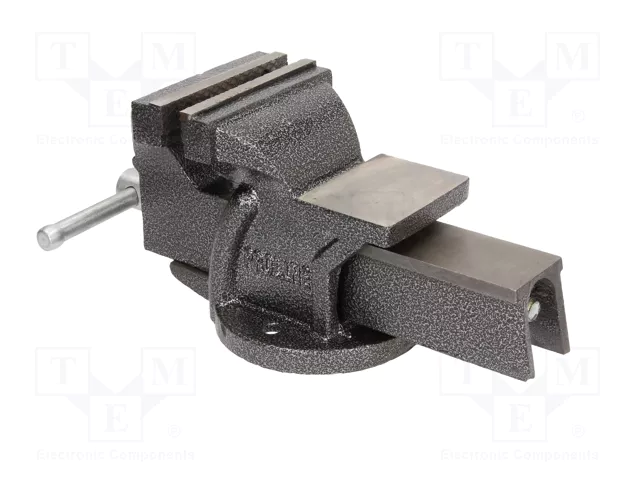 PROLINE Prensa de tornillo de 125mm con yunque y de mesa