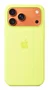 Apple iPhone 17 Pro Max Funda de Silicona con MagSafe para Carga Inalámbrica, Color Neon Yellow, MGFM4ZM/A