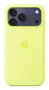 Apple iPhone 17 Pro Max Funda de Silicona con MagSafe para Carga Inalámbrica, Color Neon Yellow, MGFM4ZM/A