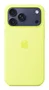 Apple iPhone 17 Pro Max Funda de Silicona con MagSafe para Carga Inalámbrica, Color Neon Yellow, MGFM4ZM/A